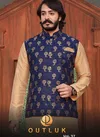 Outluk Vol 37 Traditional Party Wear Wholesale Kurta Pajama With Jacket Collection